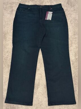 Gloria Vanderbilt Amanda Jeans Supreme Stretch Women’s 16 Short Measured 36x30